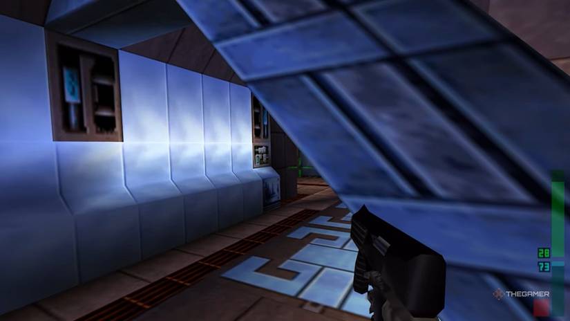Gameplay of the PC port of Perfect Dark.
